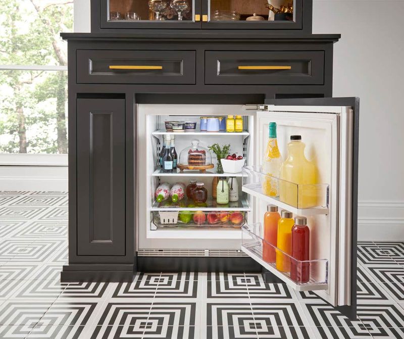 Sub-Zero 24" Designer Undercounter ADA Height Refrigerator - Panel Ready, model DEU2450R/ADA/L — undercounter refrigeration specified and installed by iKitchen Cabinetry, view 6