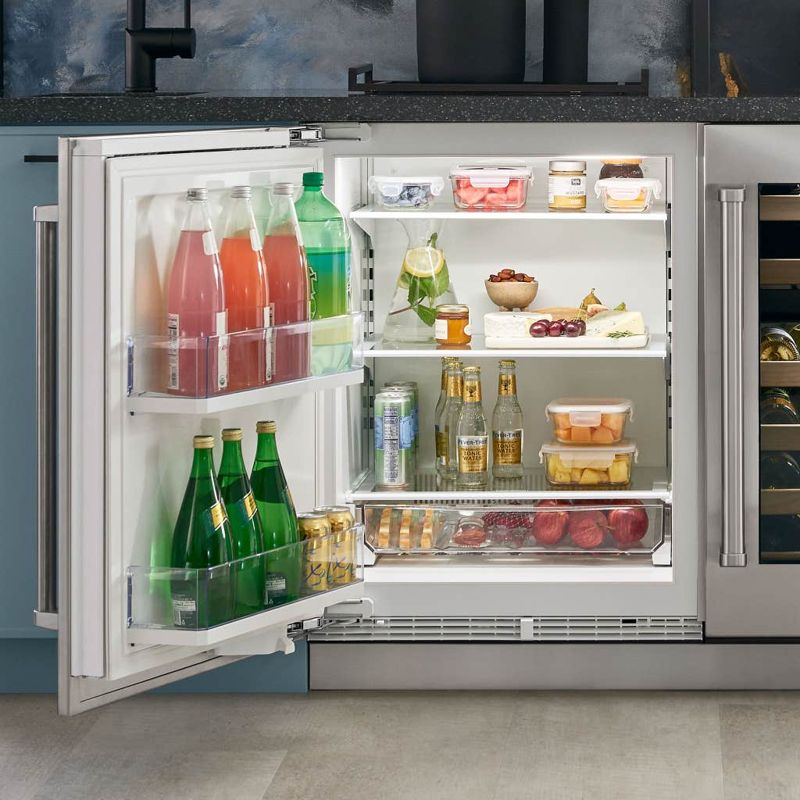 Sub-Zero 24" Designer Undercounter Refrigerator - Panel Ready, model DEU2450R/L — undercounter refrigeration specified and installed by iKitchen Cabinetry, view 4