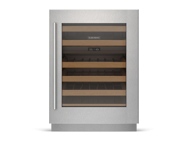 Sub-Zero 24" Designer Undercounter Wine Storage - Panel Ready, model DEU2450WA/R — wine storage, undercounter refrigeration specified and installed by iKitchen Cabinetry, view 2