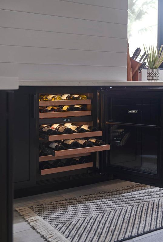 Sub-Zero 24" Designer Undercounter Wine Storage - Panel Ready, model DEU2450W/L — wine storage, undercounter refrigeration specified and installed by iKitchen Cabinetry, view 5