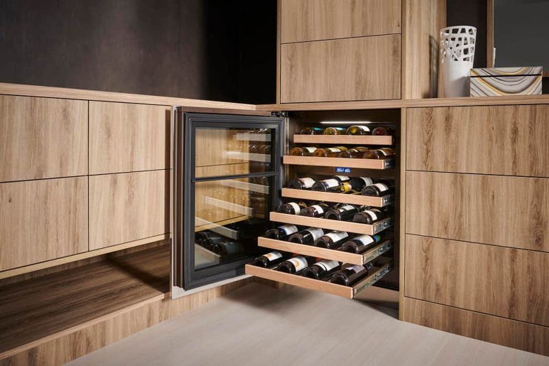 Sub-Zero 24" Designer Undercounter Wine Storage - Panel Ready, model DEU2450W/L — wine storage, undercounter refrigeration specified and installed by iKitchen Cabinetry, view 6