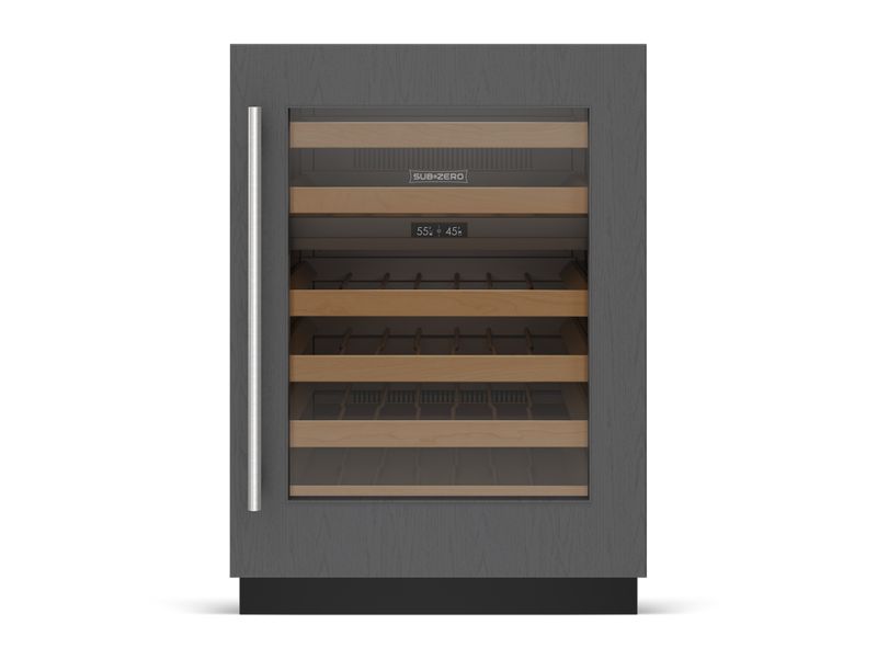 Sub-Zero 24" Designer Undercounter Wine Storage - Panel Ready, model DEU2450WA/R — wine storage, undercounter refrigeration specified and installed by iKitchen Cabinetry, view 3