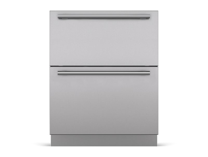 Sub-Zero 27" Designer Refrigerator Drawers - Panel Ready, model ID-27R — designer drawers specified and installed by iKitchen Cabinetry