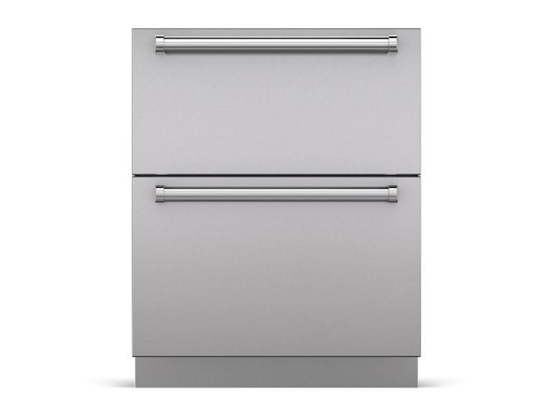 Sub-Zero 27" Designer Refrigerator Drawers - Panel Ready, model ID-27R — designer drawers specified and installed by iKitchen Cabinetry, view 3