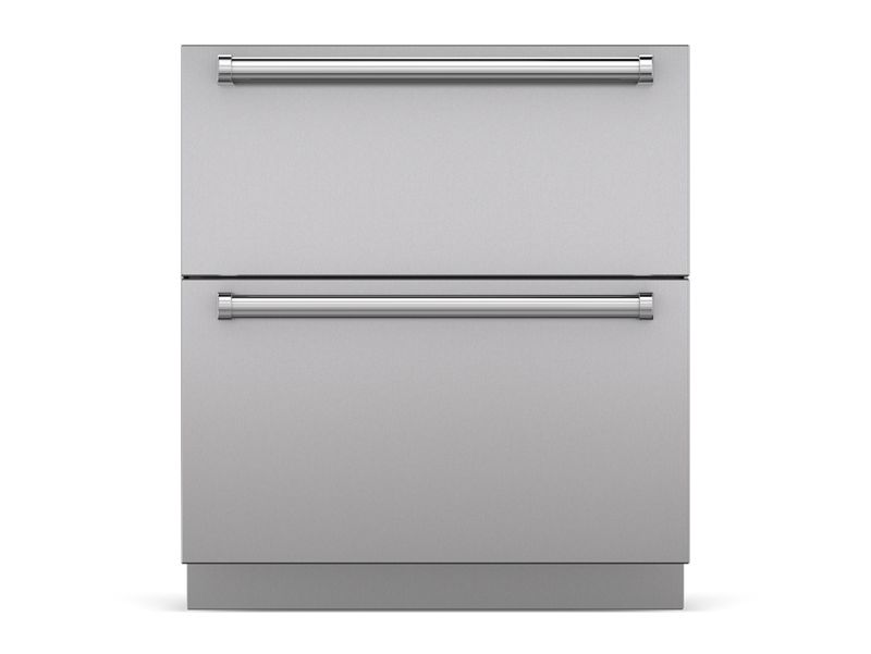 Sub-Zero 30" Designer Refrigerator/Freezer Drawers with Ice Maker - Panel Ready, model ID-30CI — designer drawers specified and installed by iKitchen Cabinetry, view 2