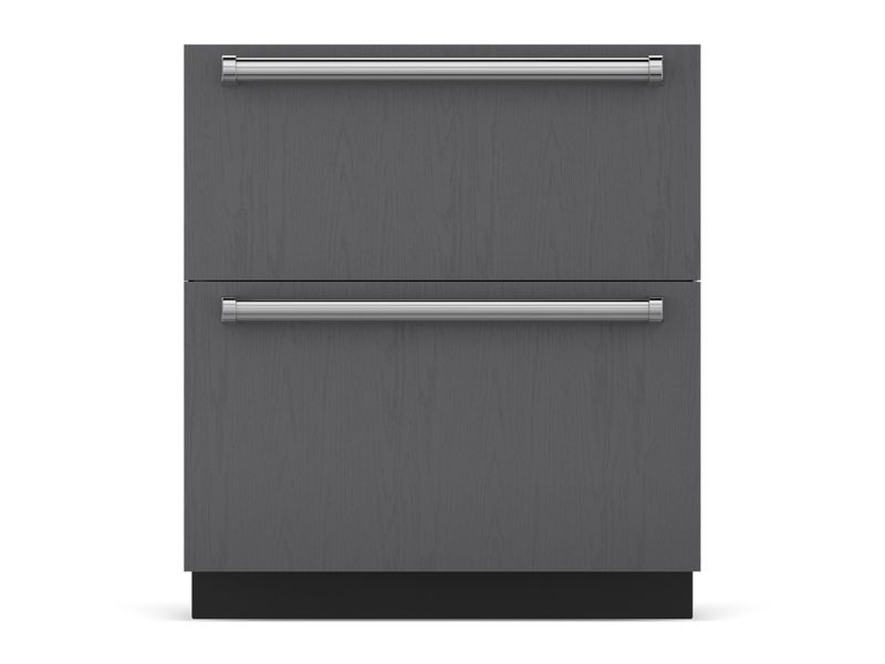 Sub-Zero 30" Designer Freezer Drawers - Panel Ready, model ID-30F — designer drawers specified and installed by iKitchen Cabinetry