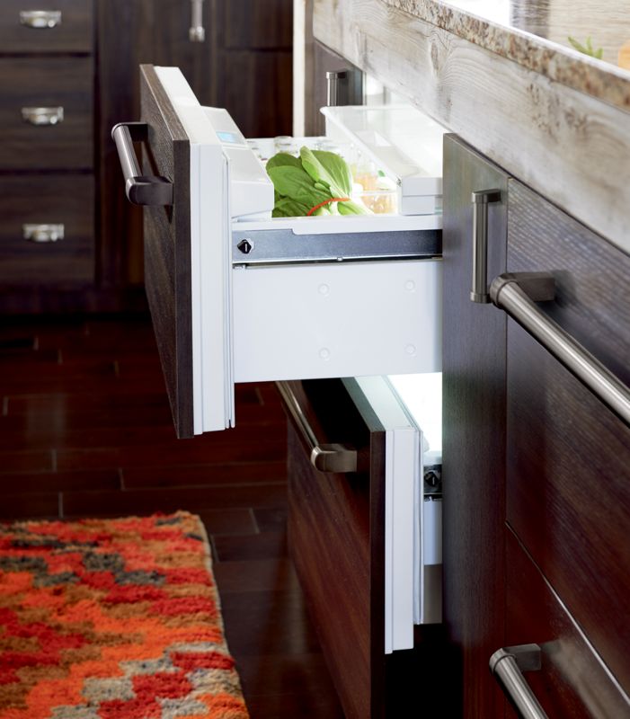 Sub-Zero 30" Designer Refrigerator Drawers - Panel Ready, model ID-30R — designer drawers specified and installed by iKitchen Cabinetry, view 4