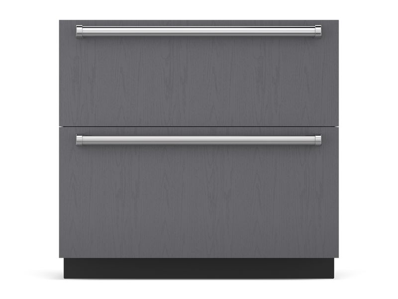 Sub-Zero 36" Designer Refrigerator/Freezer Drawers with Ice Maker - Panel Ready, model ID-36CI — designer drawers specified and installed by iKitchen Cabinetry, view 2