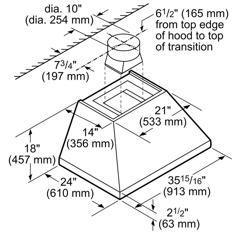 Thermador HPCN36WS, model HPCN36WS — ventilation specified and installed by iKitchen Cabinetry, view 4