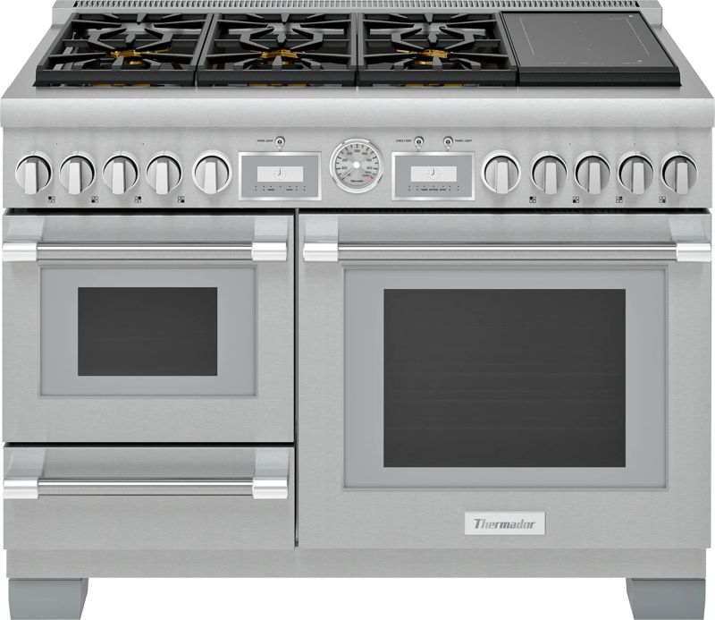 Thermador PRD48WISGU, model PRD48WISGU — ranges specified and installed by iKitchen Cabinetry