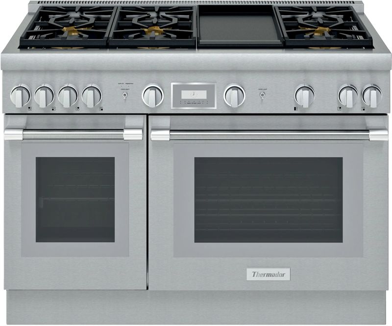 Thermador PRG486WDH, model PRG486WDH — ranges specified and installed by iKitchen Cabinetry