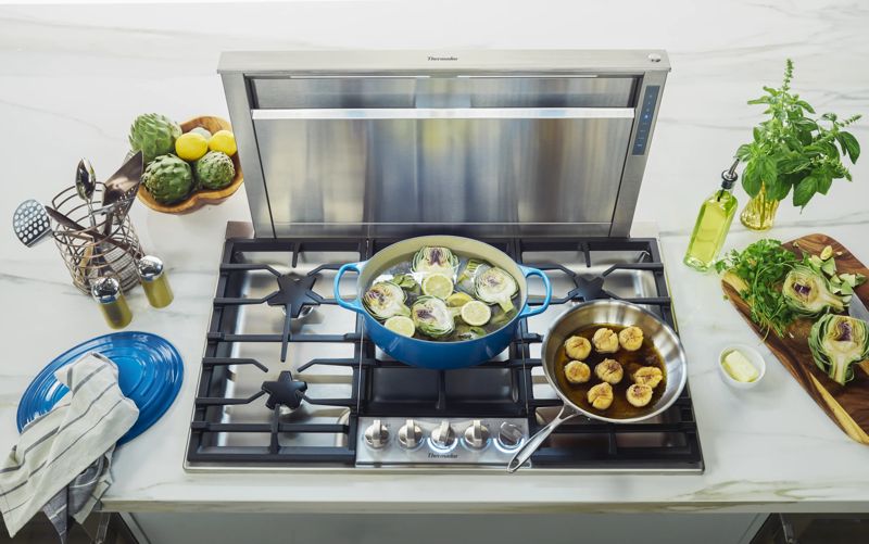 Thermador UCVM36XS, model UCVM36XS — ventilation specified and installed by iKitchen Cabinetry, view 3