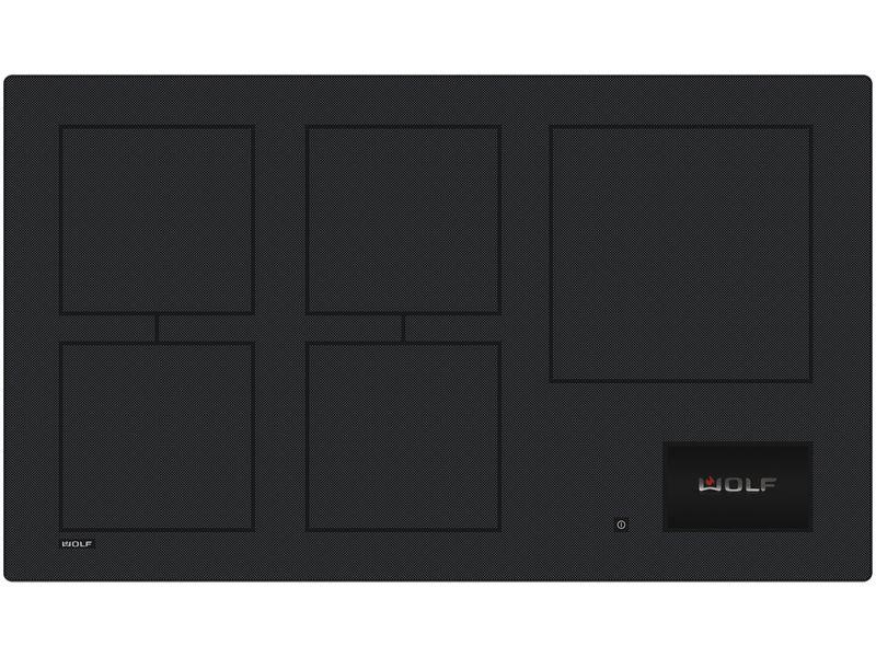 Wolf 36" Contemporary Induction Cooktop, model CI36560C/B — cooktops & rangetops & modules specified and installed by iKitchen Cabinetry