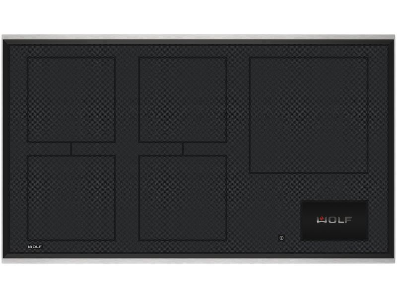 Wolf 36" Transitional Induction Cooktop, model CI36560T/S — cooktops & rangetops & modules specified and installed by iKitchen Cabinetry
