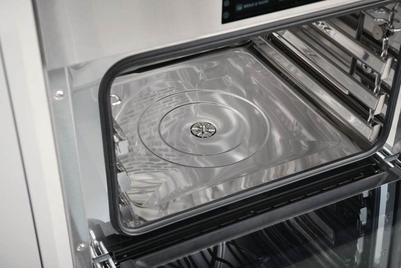 Wolf 24" E Series Transitional Convection Steam Oven - Plumbed, model CSOP2450TE/S/T — built-in ovens specified and installed by iKitchen Cabinetry, view 2