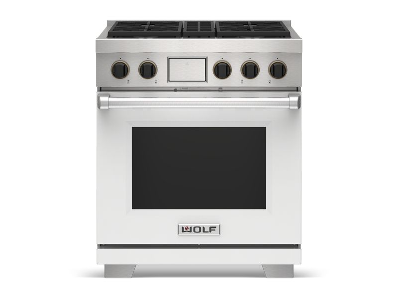 Wolf 30" Dual Fuel Range - 4 Burners, model DF30450/S/P/LP — ranges specified and installed by iKitchen Cabinetry, view 5