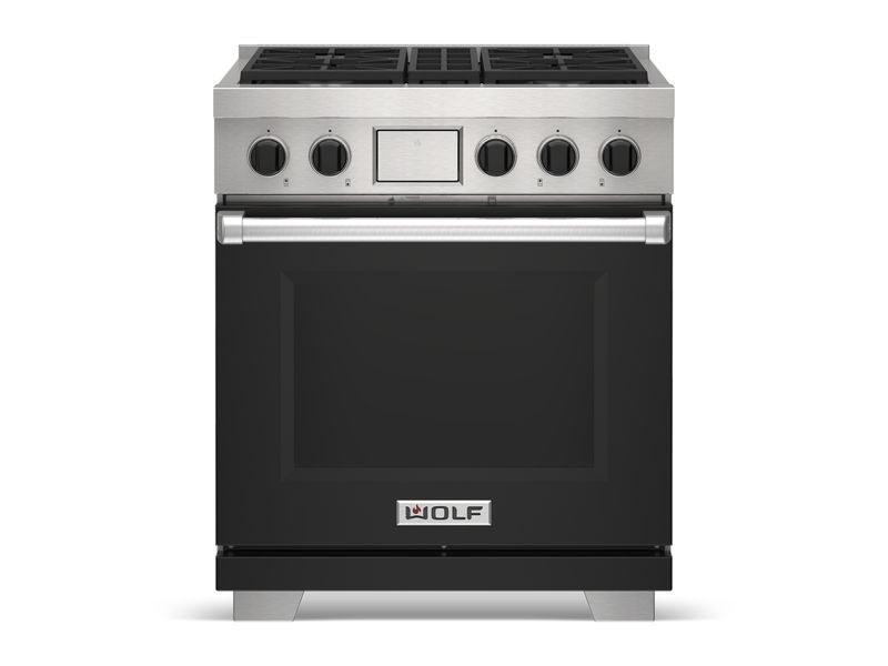 Wolf 30" Dual Fuel Range - 4 Burners, model DF30450/S/P/LP — ranges specified and installed by iKitchen Cabinetry, view 2