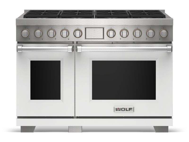 Wolf 48" Dual Fuel Range - 8 Burners, model DF48850/S/P/LP — ranges specified and installed by iKitchen Cabinetry, view 3