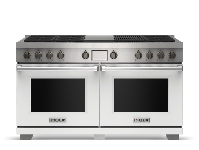 Wolf 60" Dual Fuel Range - 6 Burners, Infrared Charbroiler and Infrared Griddle, model DF60650CG/S/P — ranges specified and installed by iKitchen Cabinetry, view 6