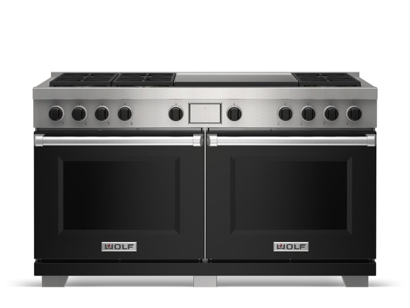 Wolf 60" Dual Fuel Range - 6 Burners and Infrared Dual Griddle, model DF60650DG/S/P/LP — ranges specified and installed by iKitchen Cabinetry, view 6