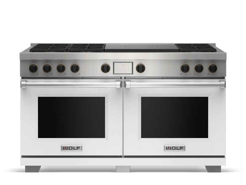 Wolf 60" Dual Fuel Range - 6 Burners and French Top, model DF60650F/S/P — ranges specified and installed by iKitchen Cabinetry, view 2