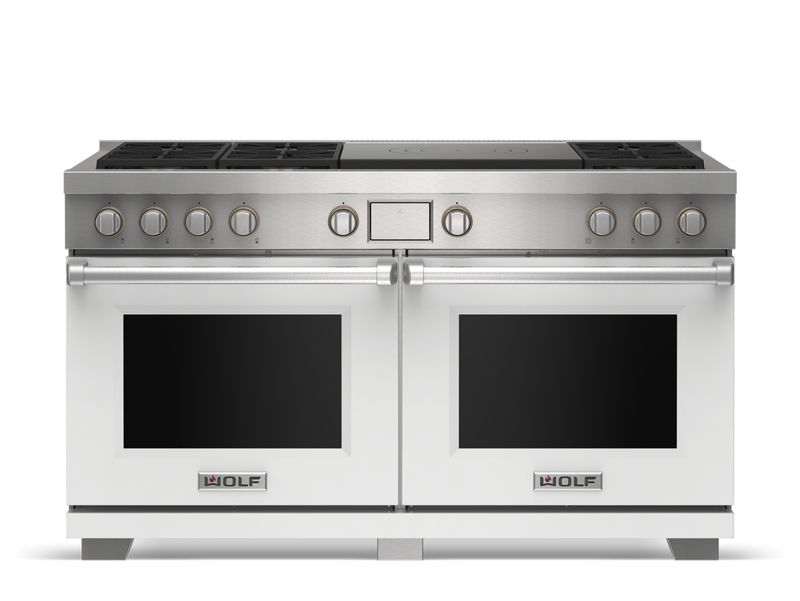 Wolf 60" Dual Fuel Range - 6 Burners and French Top, model DF60650F/S/P — ranges specified and installed by iKitchen Cabinetry, view 3