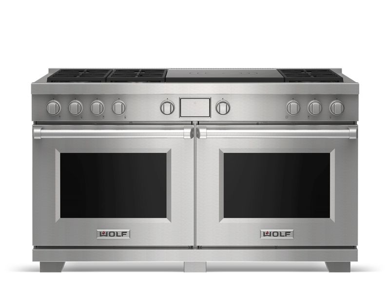 Wolf 60" Dual Fuel Range - 6 Burners and French Top, model DF60650F/S/P — ranges specified and installed by iKitchen Cabinetry, view 5
