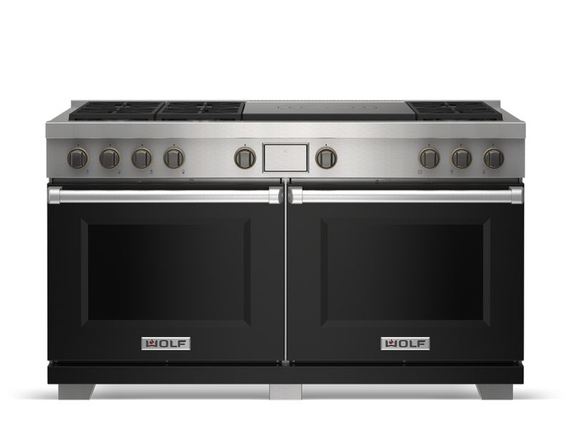 Wolf 60" Dual Fuel Range - 6 Burners and French Top, model DF60650F/S/P — ranges specified and installed by iKitchen Cabinetry, view 6