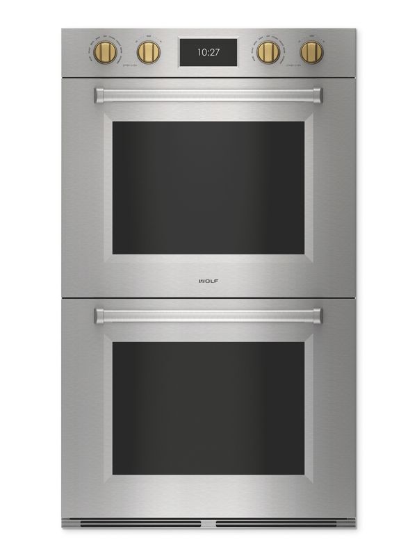 Wolf 30" M Series Professional Built-In Double Oven, model DO3050PM/S/P — built-in ovens specified and installed by iKitchen Cabinetry