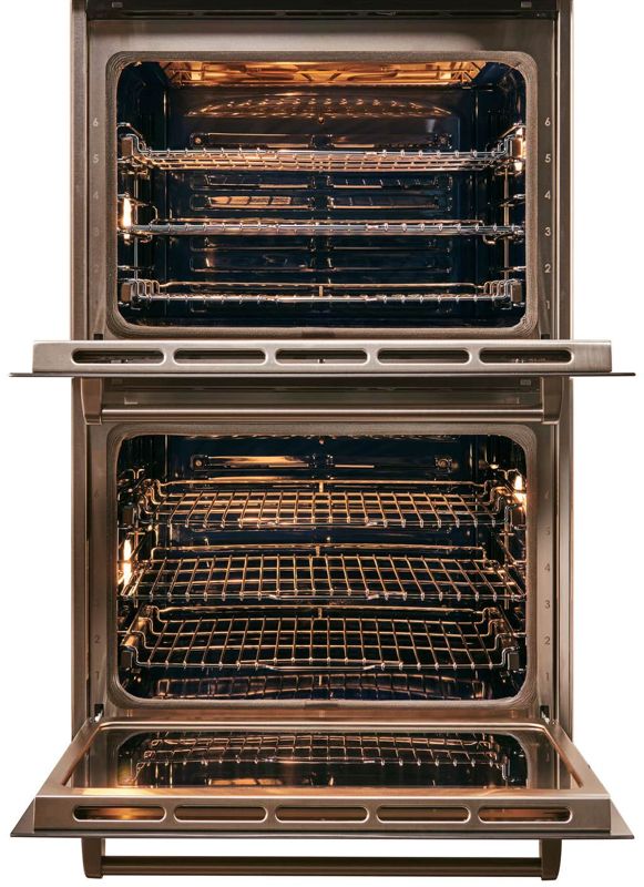 Wolf 30" M Series Contemporary Stainless Steel Built-In Double Oven, model DO3050CM/S — built-in ovens specified and installed by iKitchen Cabinetry, view 3