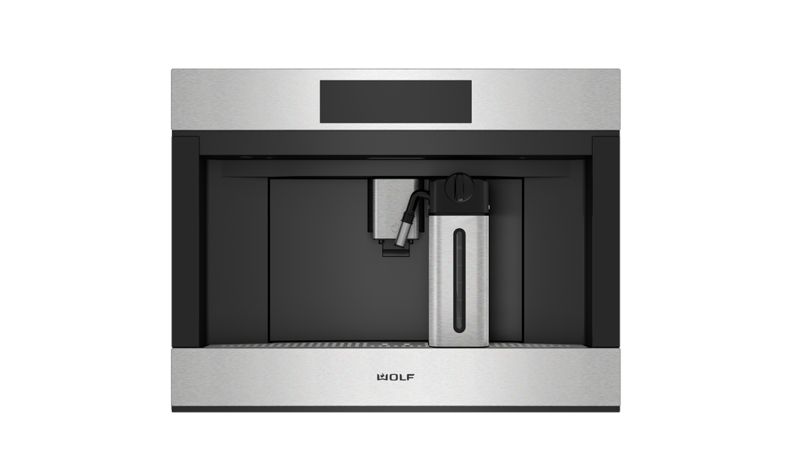 Wolf 24" E Series Transitional Coffee System, model EC2450TE/S — coffee system specified and installed by iKitchen Cabinetry, view 3