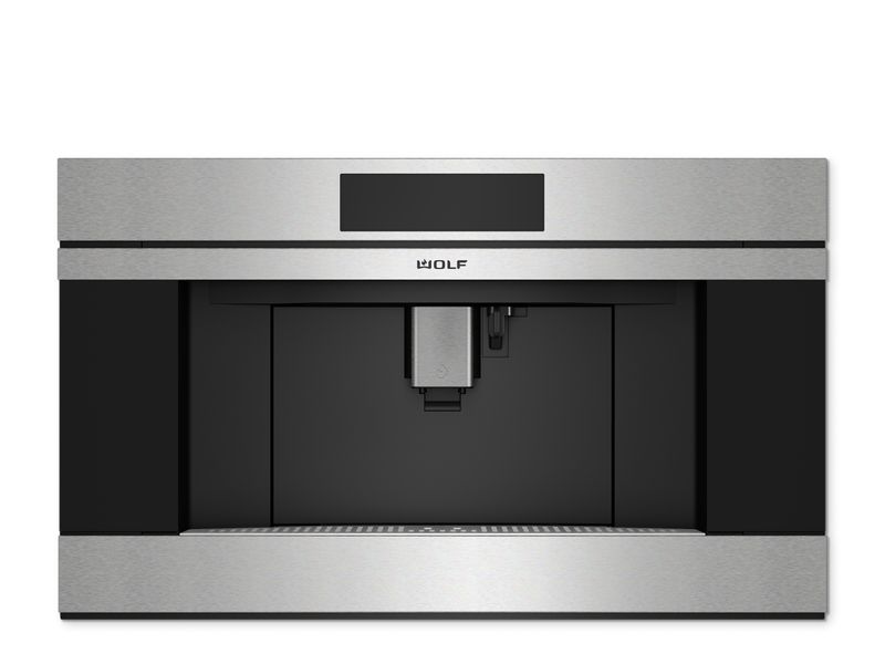 Wolf 30" M Series Contemporary Stainless Steel Coffee System, model EC3050CM/S — coffee system specified and installed by iKitchen Cabinetry
