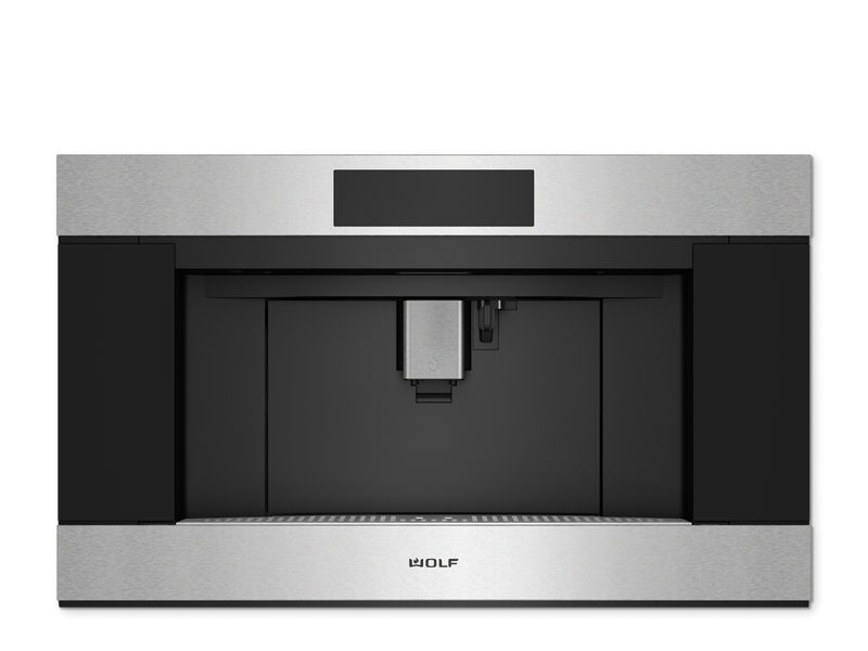 Wolf 30" E Series Transitional Coffee System, model EC3050TE/S — coffee system specified and installed by iKitchen Cabinetry