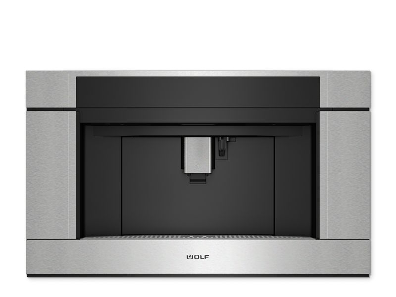 Wolf 30" M Series Transitional Coffee System, model EC3050TM/S — coffee system specified and installed by iKitchen Cabinetry