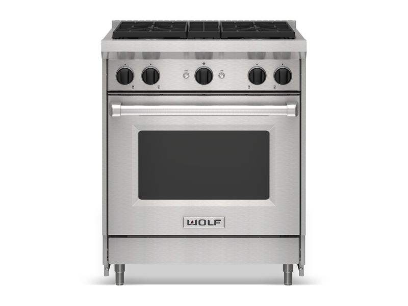 Wolf 30" Gas Range, model GR304 — ranges specified and installed by iKitchen Cabinetry, view 3