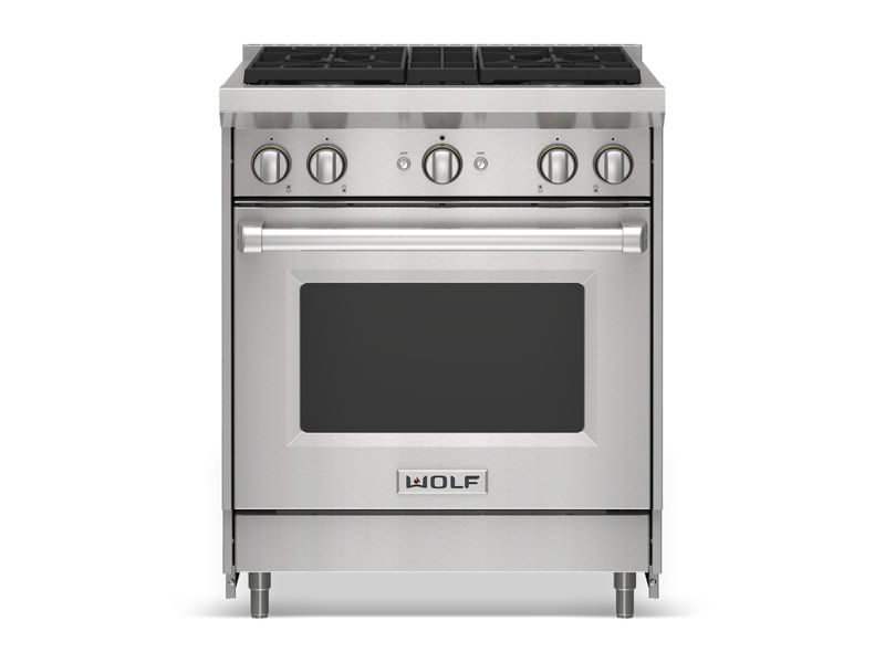 Wolf 30" Gas Range, model GR304 — ranges specified and installed by iKitchen Cabinetry, view 6
