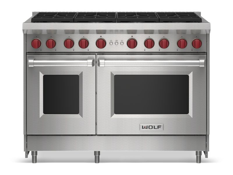 Wolf 48" Gas Range - 8 Burners, model GR488-LP — ranges specified and installed by iKitchen Cabinetry, view 5