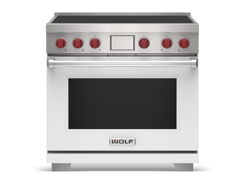 Wolf 36" Professional Induction Range, model IR36551/S/P — ranges specified and installed by iKitchen Cabinetry, view 4
