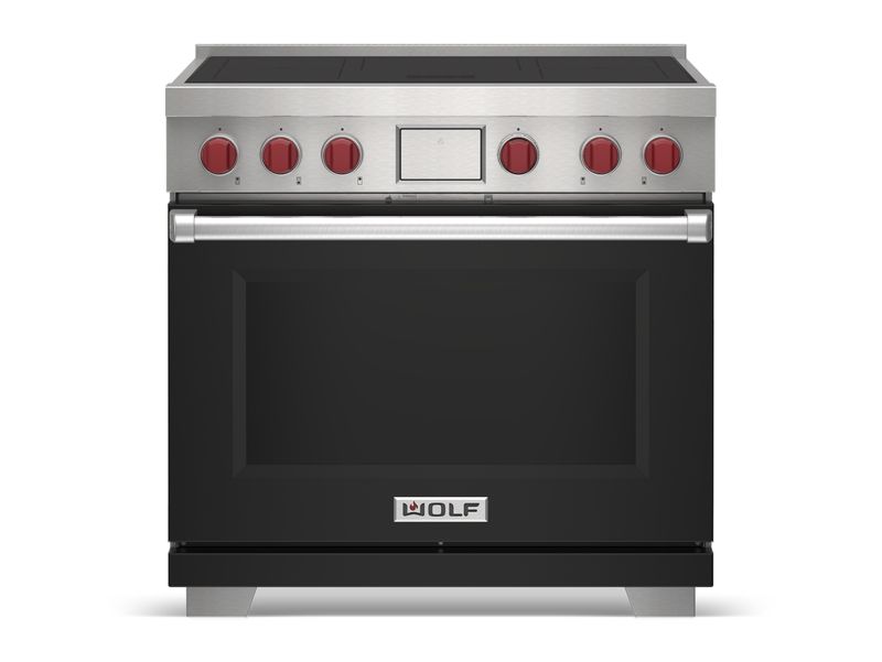 Wolf 36" Professional Induction Range, model IR36551/S/P — ranges specified and installed by iKitchen Cabinetry, view 5