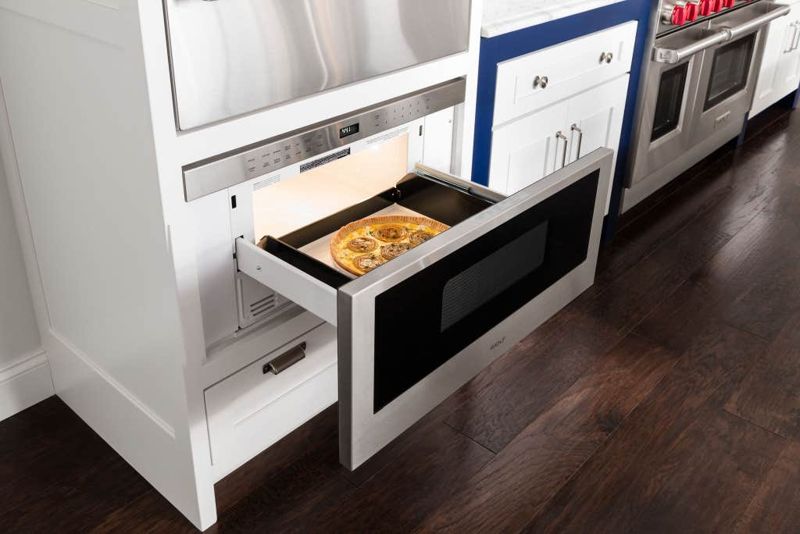 Wolf 30" Professional Drawer Microwave, model MD30PE/S — microwaves specified and installed by iKitchen Cabinetry, view 2