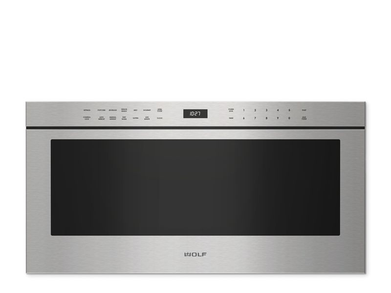 Wolf 30" Professional Drawer Microwave, model MD30PE/S — microwaves specified and installed by iKitchen Cabinetry