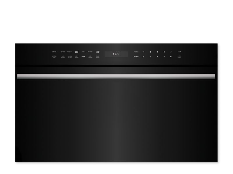 Wolf 30" M Series Contemporary Drop-Down Door Microwave Oven - Legacy, model MDD30CM/B/TH — microwaves specified and installed by iKitchen Cabinetry