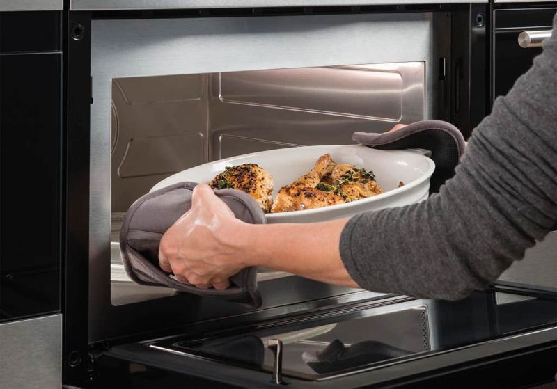Wolf 30" E Series Professional Drop-Down Door Microwave Oven, model MDD3050PE/S/P — microwaves specified and installed by iKitchen Cabinetry, view 3