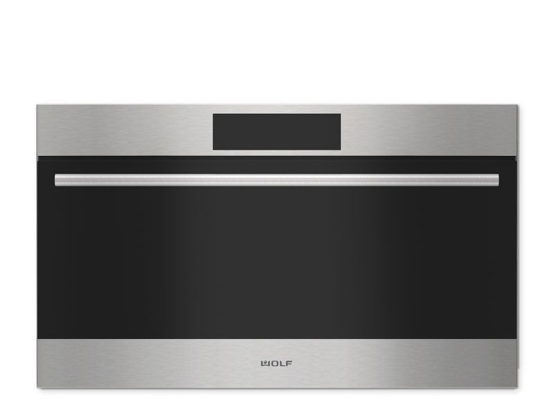 Wolf 30" E Series Transitional Drop-Down Door Microwave Oven, model MDD3050TE/S/T — built-in ovens, microwaves specified and installed by iKitchen Cabinetry