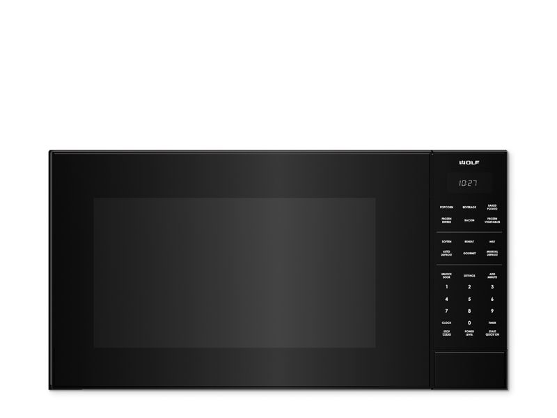 Wolf 24" Standard Microwave Oven, model MS24 — microwaves specified and installed by iKitchen Cabinetry