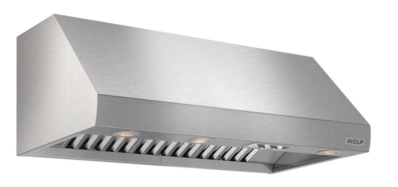 Wolf 48" Pro Wall Hood - 24" Depth, model PW482418 — ventilation specified and installed by iKitchen Cabinetry, view 2