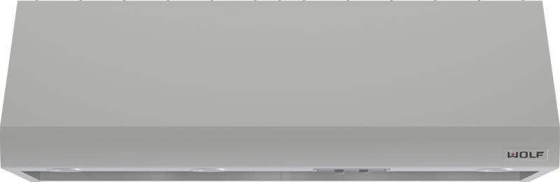Wolf 54" Pro Wall Hood - 24" Depth, model PW542418 — ventilation specified and installed by iKitchen Cabinetry