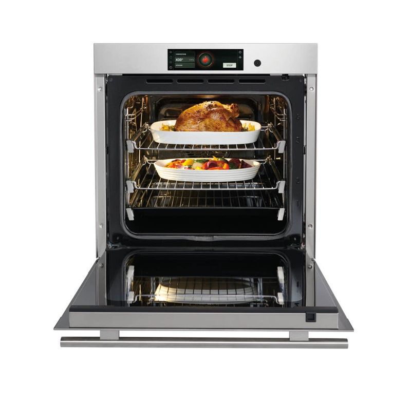 Wolf 24" E Series Transitional Built-In Single Oven, model SO2450TE/S/T — built-in ovens specified and installed by iKitchen Cabinetry, view 2