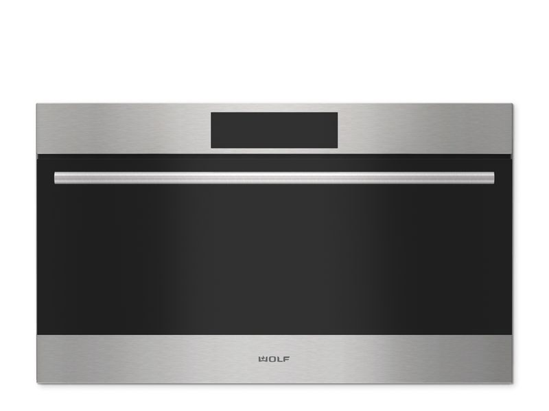 Wolf 30" E Series Transitional Speed Oven, model SPO3050TE/S/T — built-in ovens, microwaves specified and installed by iKitchen Cabinetry