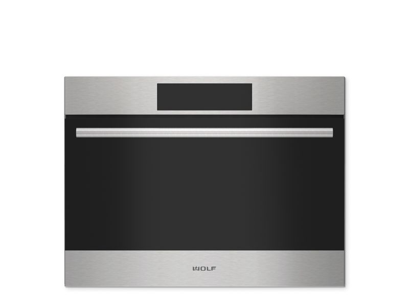 Wolf 24" E Series Transitional Speed Oven, model SPO2450TE/S/T — built-in ovens, microwaves specified and installed by iKitchen Cabinetry